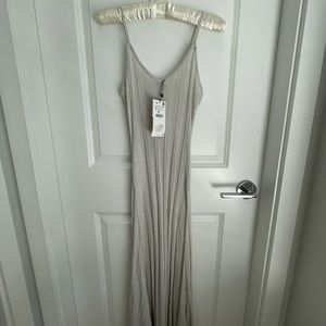 Zara Limited Edition Metallic Sheer Maxi